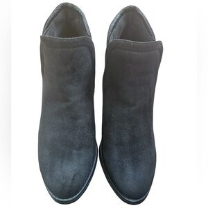 Pierre Dumas Black Ankle Booties Suede(0054)